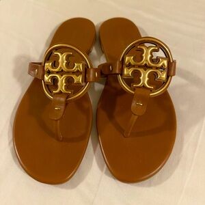 Tory Burch Miller Soft Medal Logo Sandal